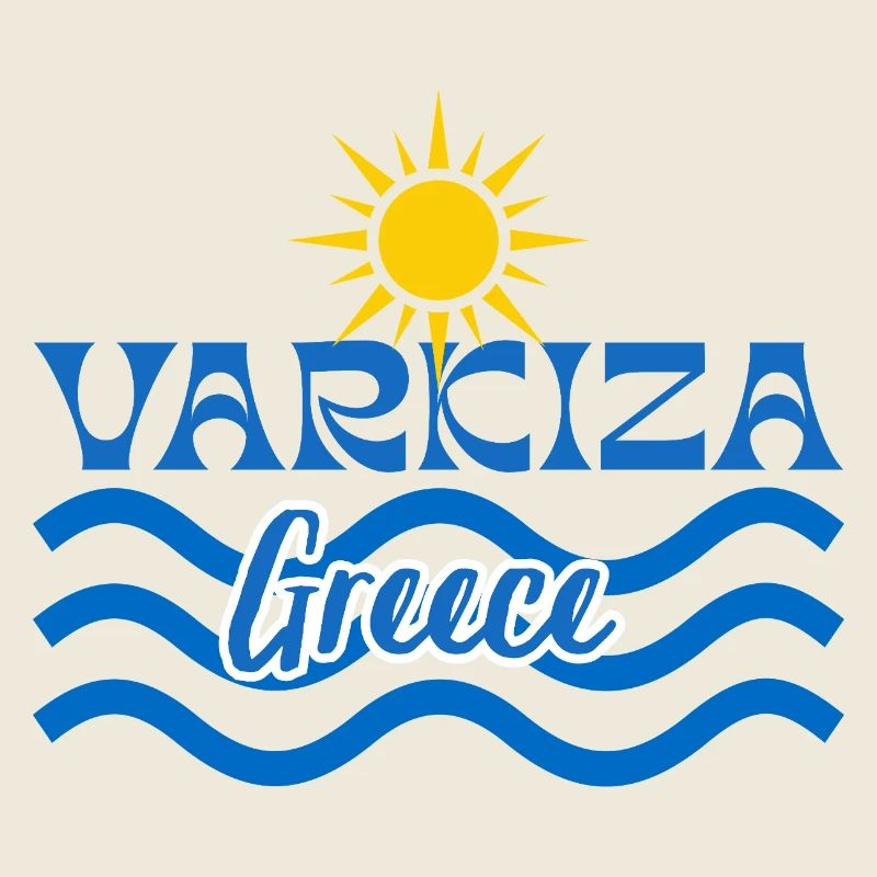 Logo Varkiza Soleil et Vagues de mer