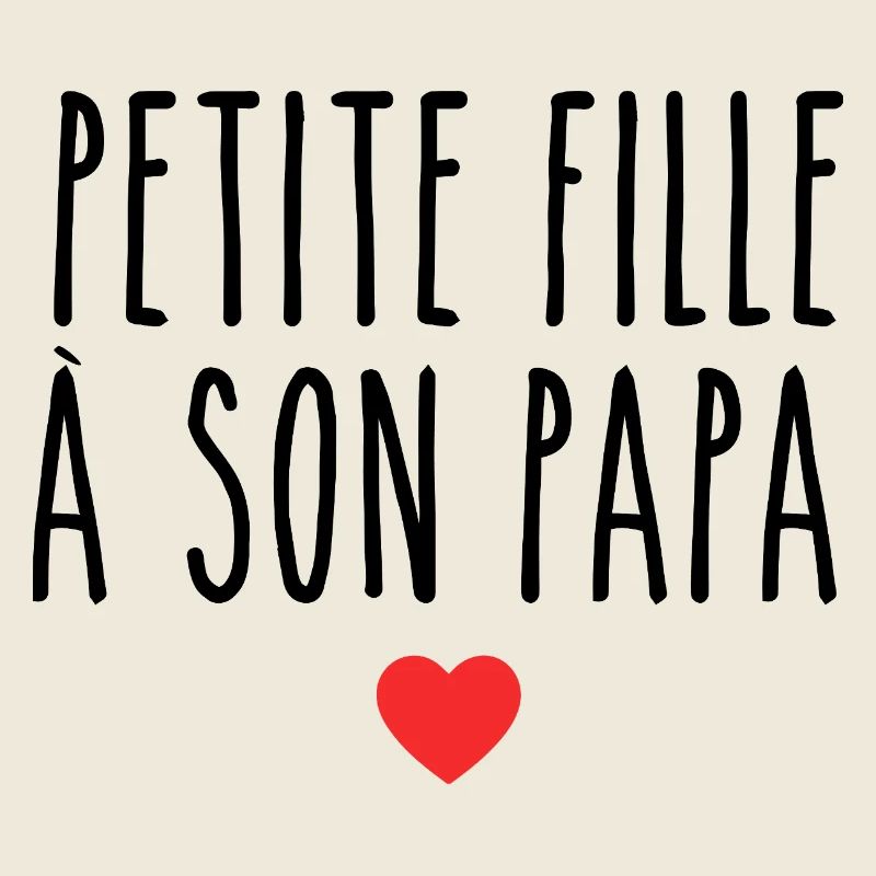 Petite fille à son papa