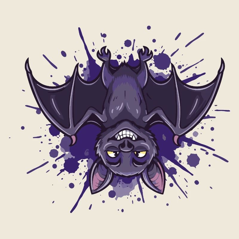 Night Bat Purple Splash