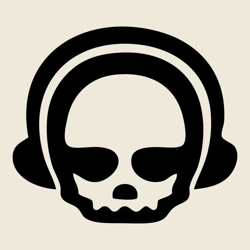 Headphone skull 1clr