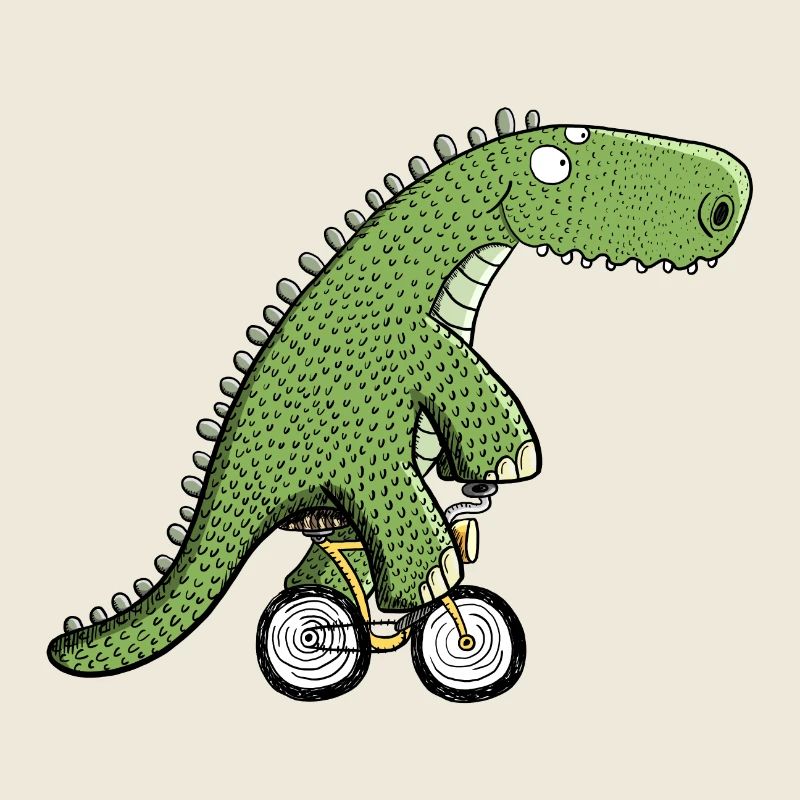 Cool cycliste dinosaure I vélo T Rex Dino