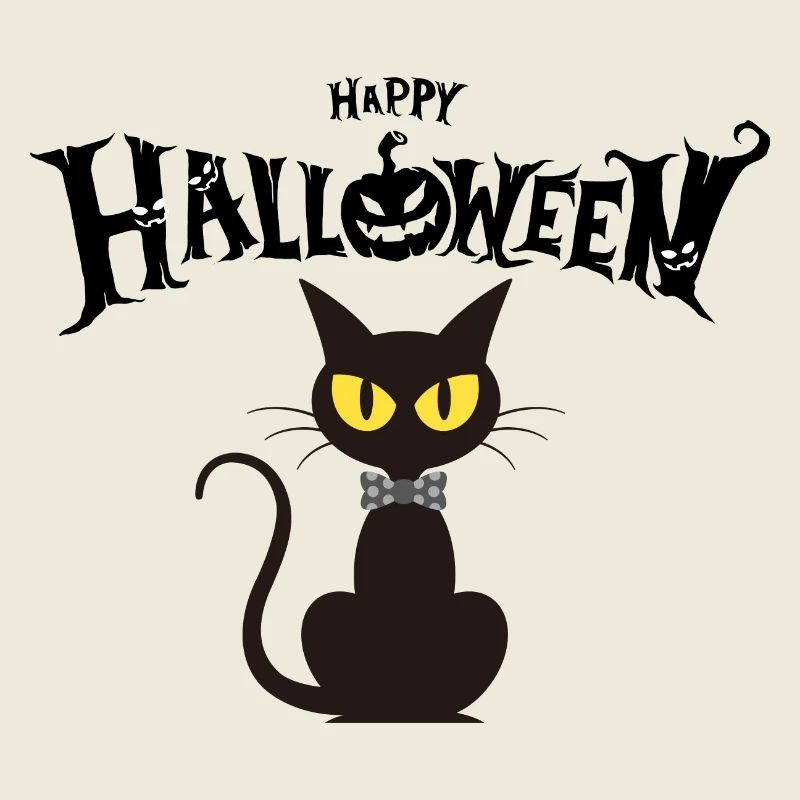 Black Cat Chic Fliege