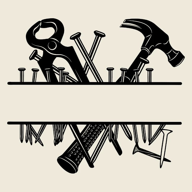 Carpenter Logo Nägel