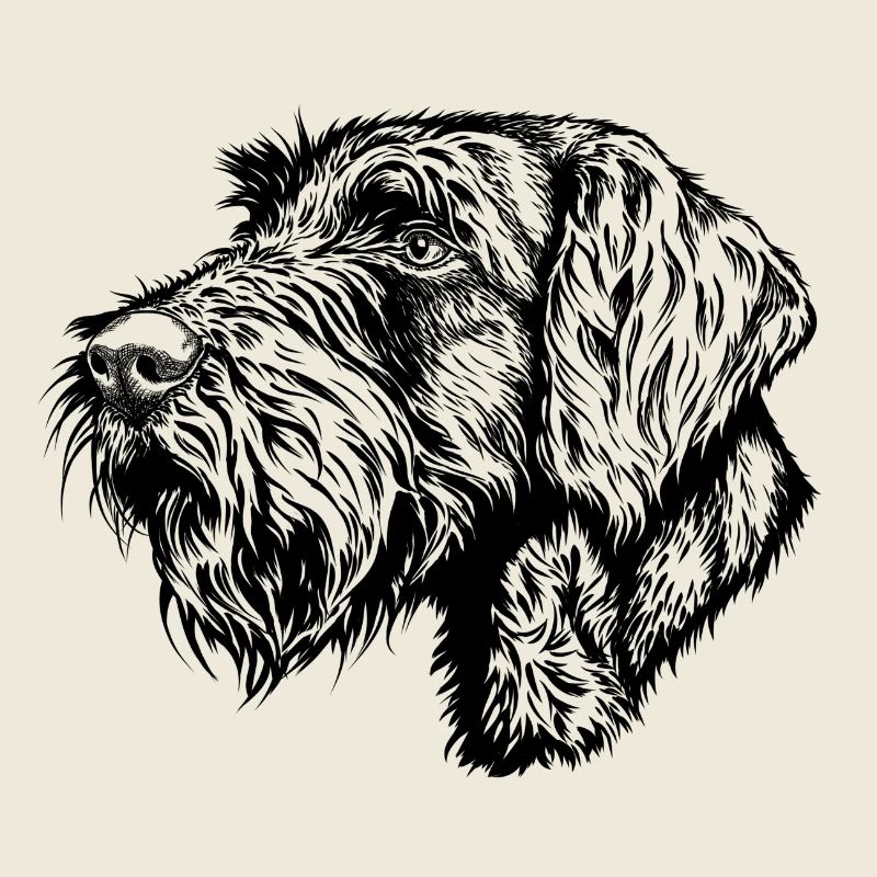 Drahthaar-Portrait