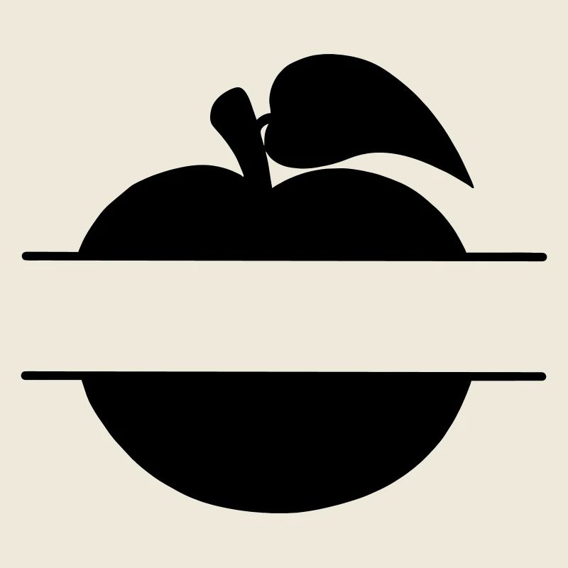 Textausschnitt im Apfel