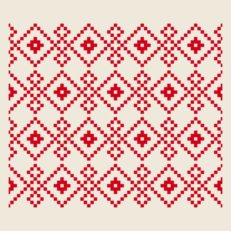 Pull uni de Noël (rouge)