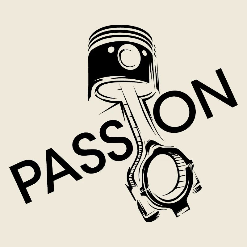 Passion Piston Tuning Cars Illustration Icon