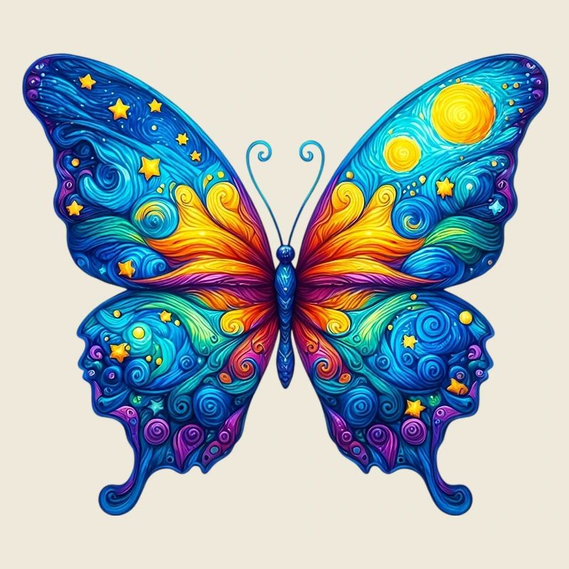 Papillon Van Gogh