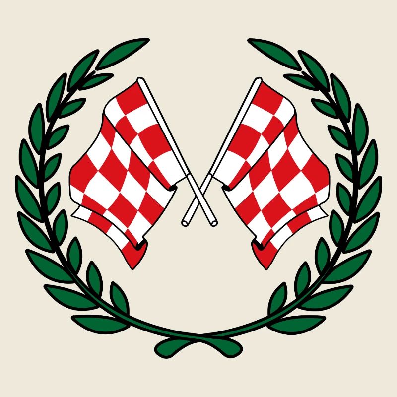 Couronne de laurier des drapeaux de la province du Brabant-Septentrional