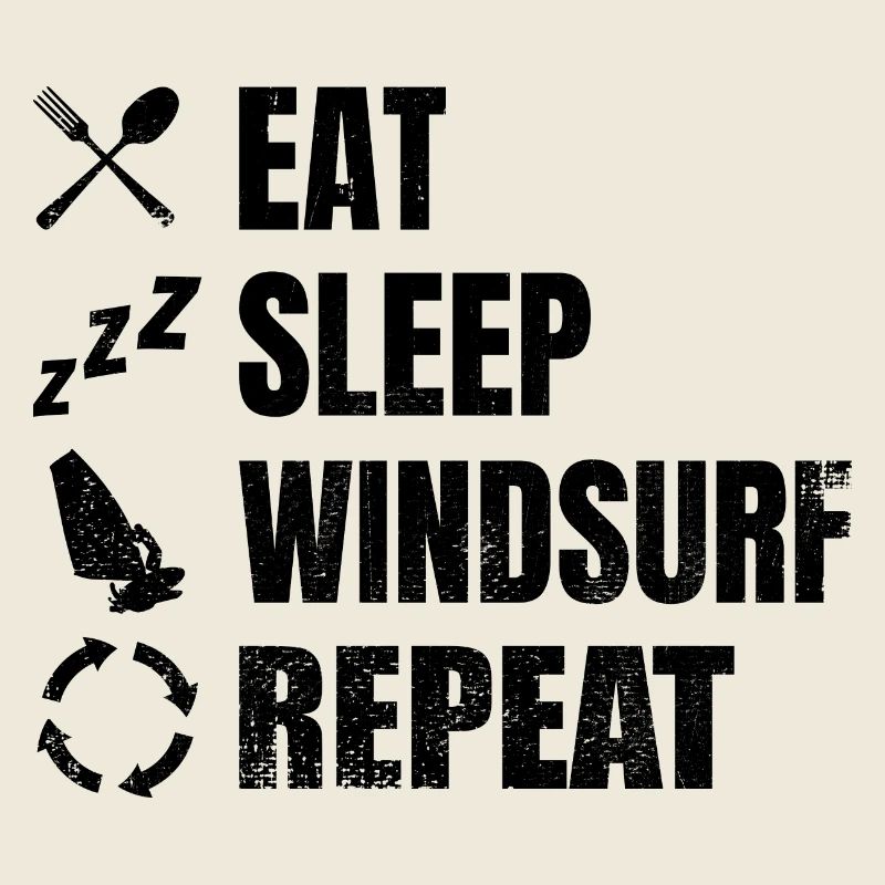 Essen Schlafen Windsurfen Wiederholen