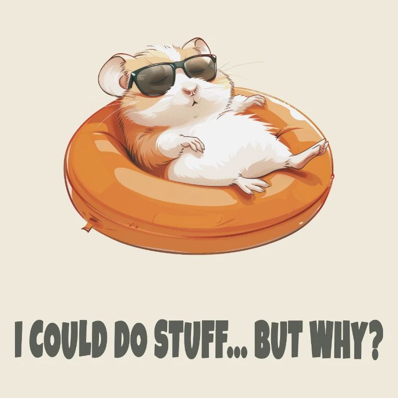 I Could Do Stuff... But Why? | Funny Lazy Hamster