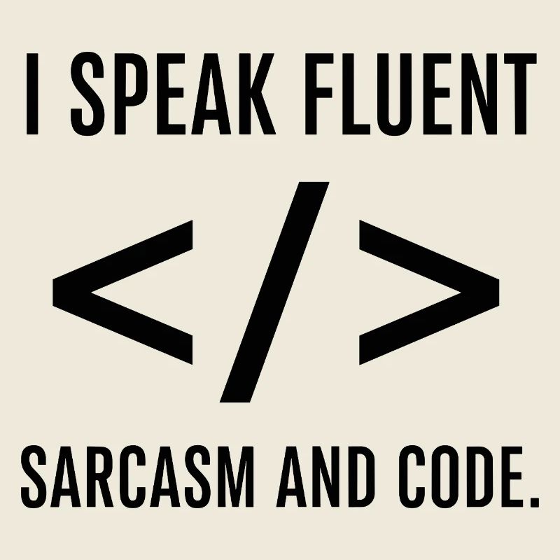Je parle couramment le code