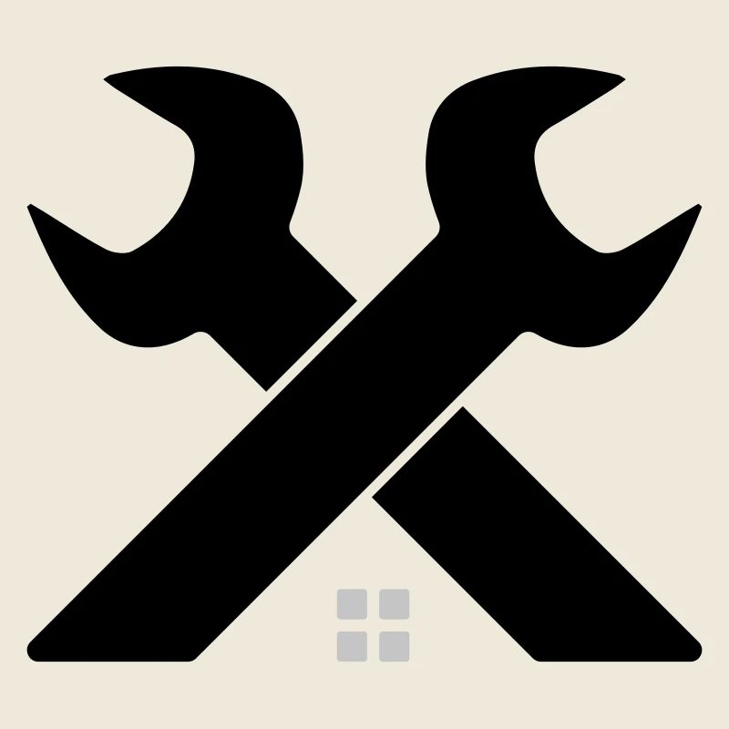 Logo de la maison et de l’artisanat – Clé croisée