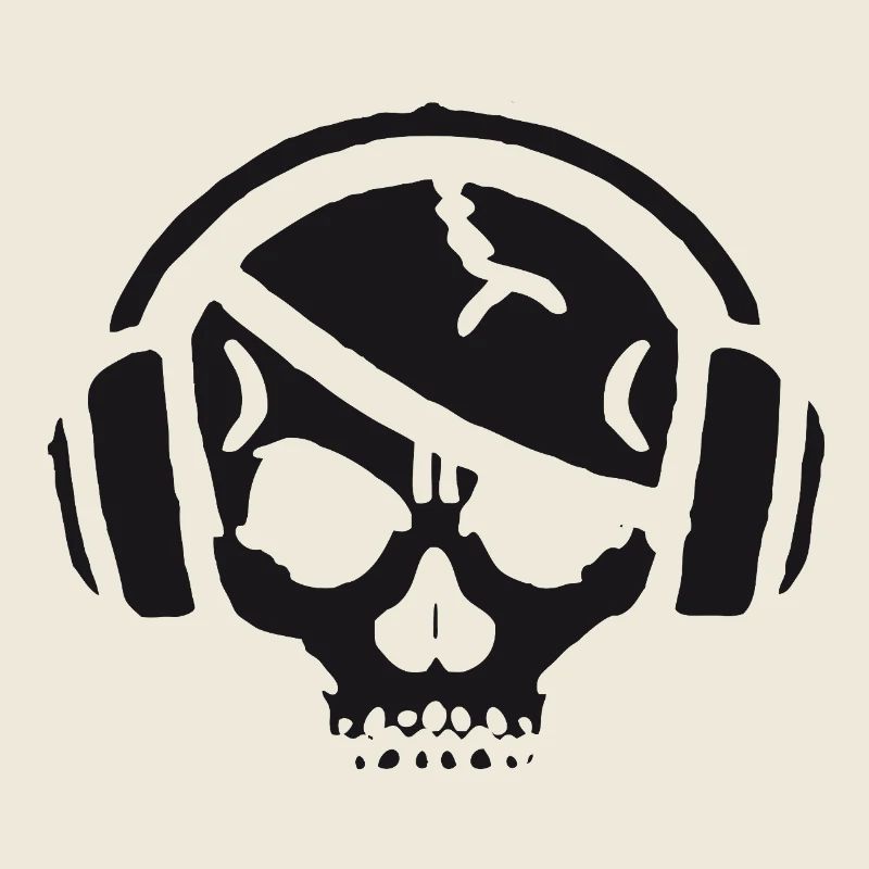 Crâne avec casque