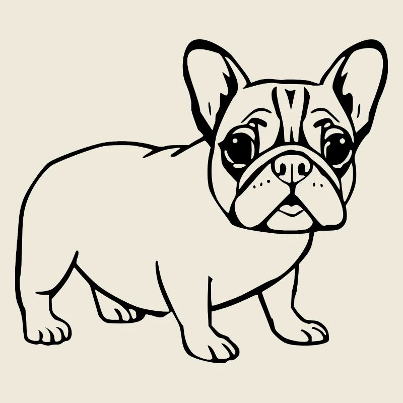 Cadeau de Noël du bouledogue français