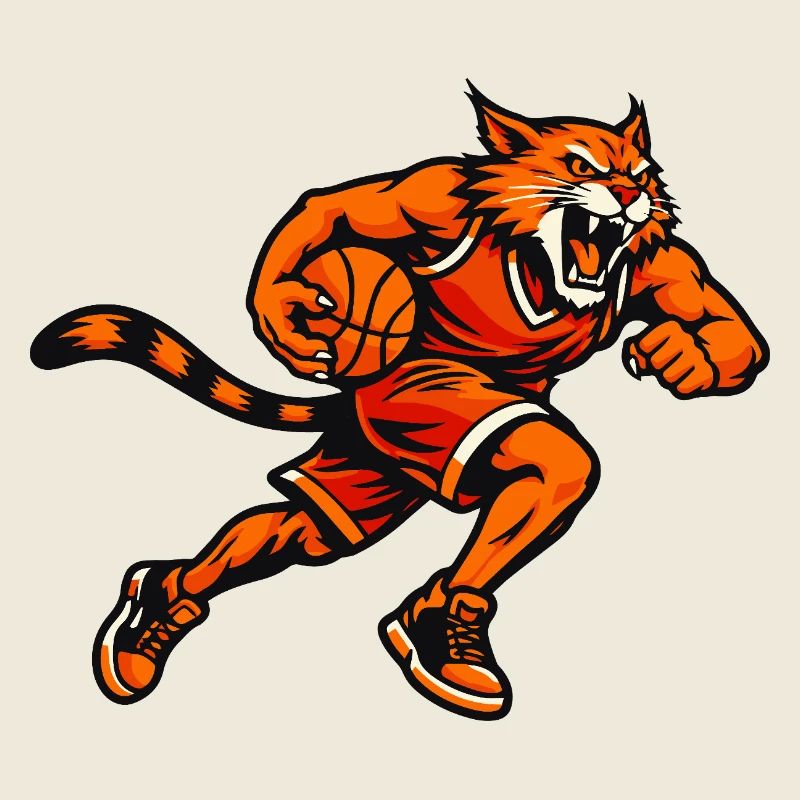Mascotte des Tiger Hoops