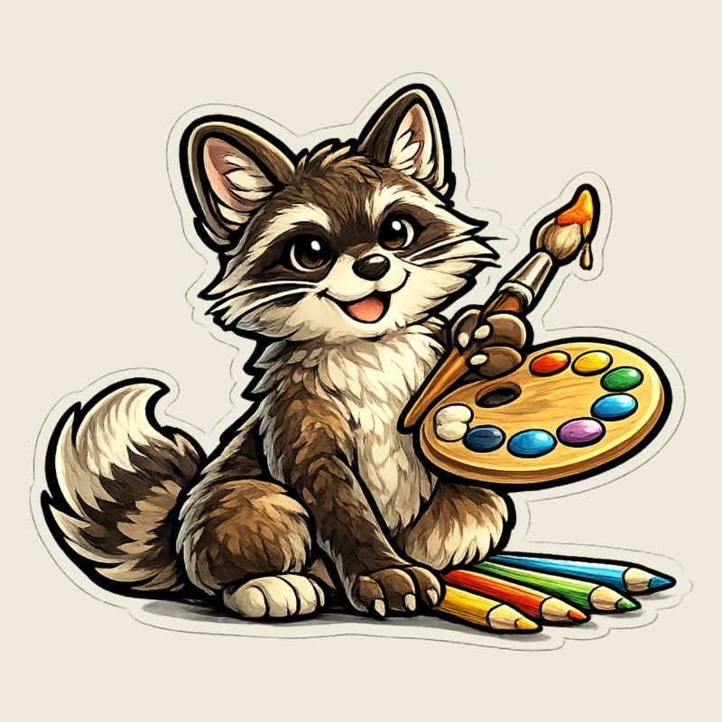 Kleiner Mal-Raccoon
