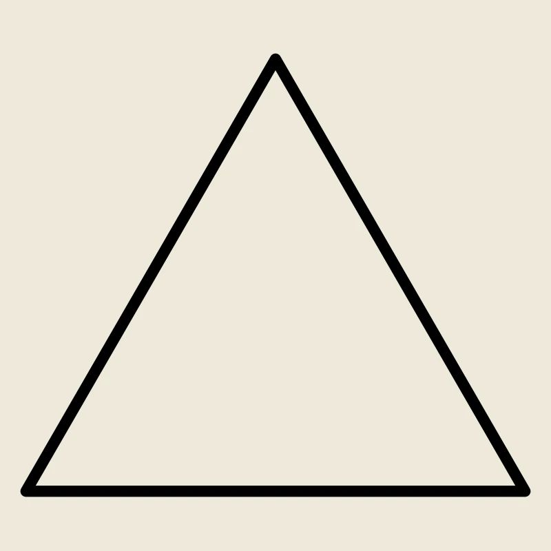 Symbol Dreieck gleichseitig