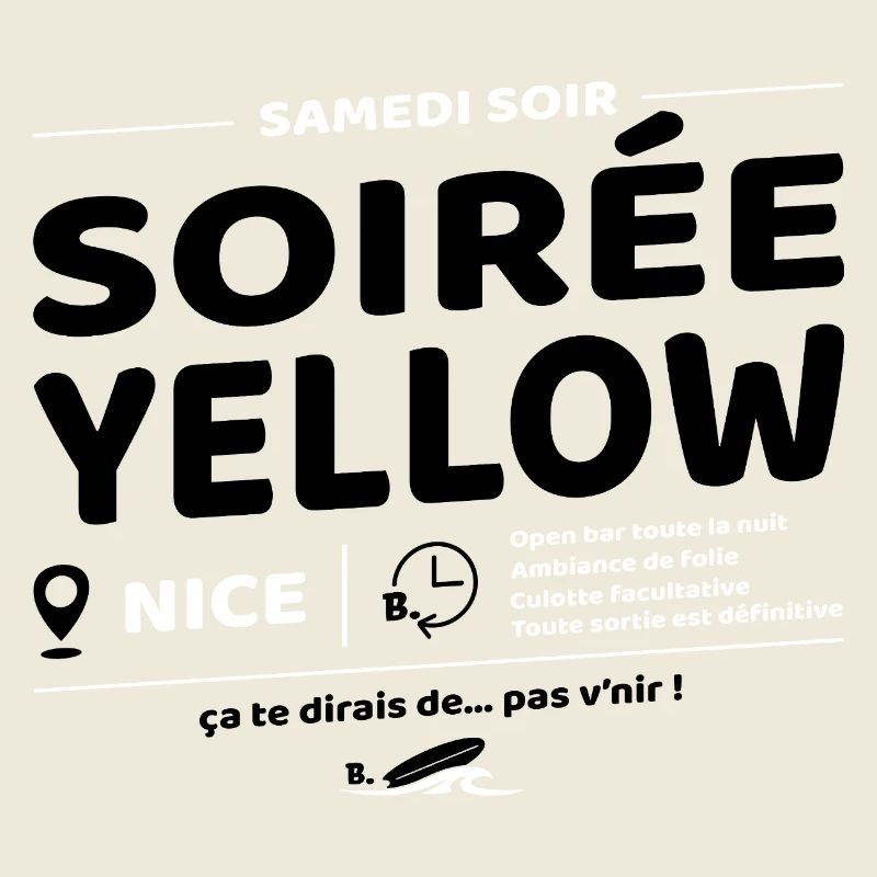 Soirée Yellow ! Soirées culte de Brice