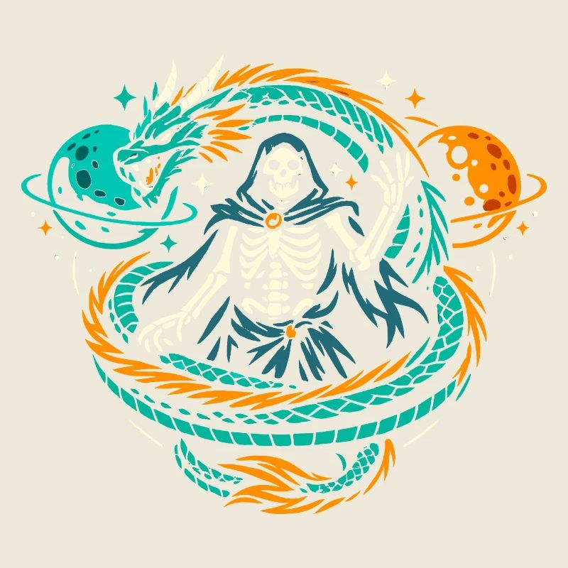 Drachen Skelett