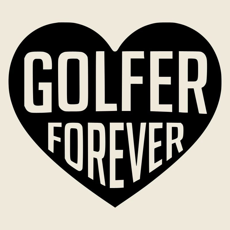 Golf - Golfer Forever Herz