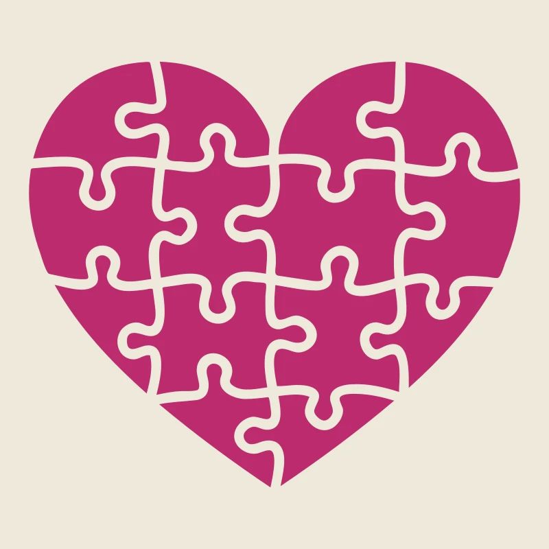 puzzle herz