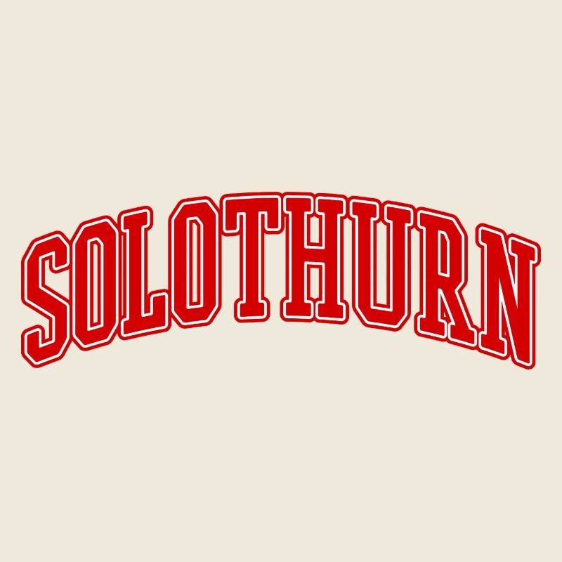 SLOTHURN Hochschulbogen Schriftzug