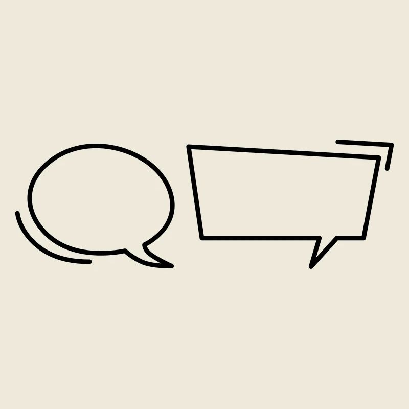 Comic speech bubbles
