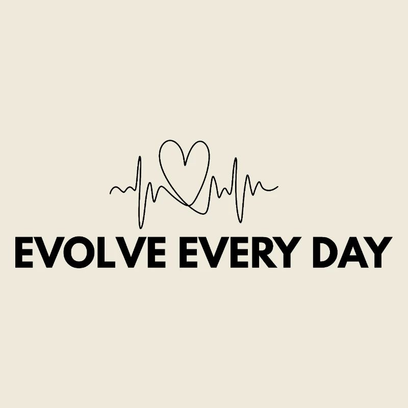 Evolve Every Day Shirt – Growth Mindset Print