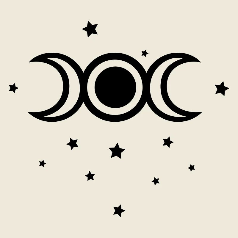 Triple moon and stars