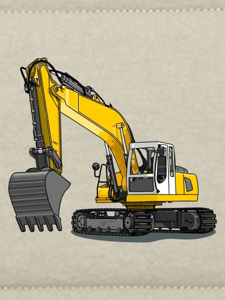 Bagger gelb
