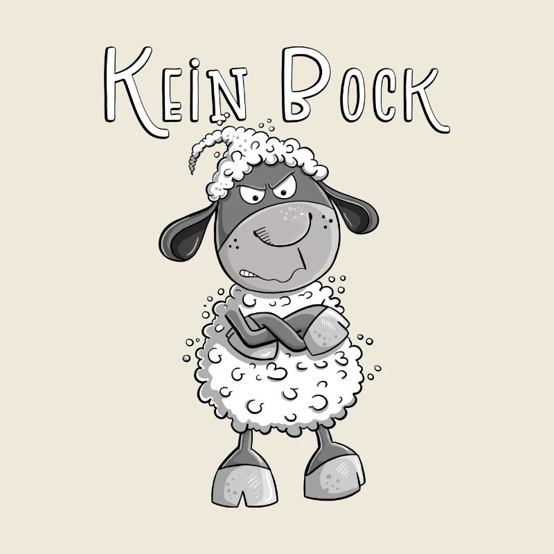 Kein Bock Schaf I Nein Statement Fun Sprüche