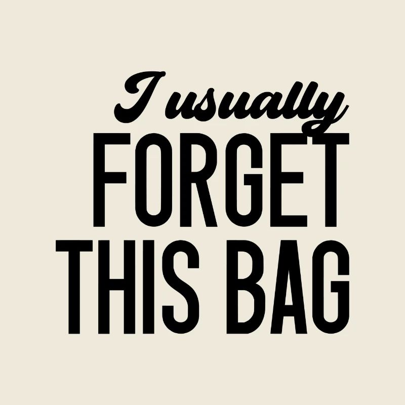 J’oublie généralement ce sac