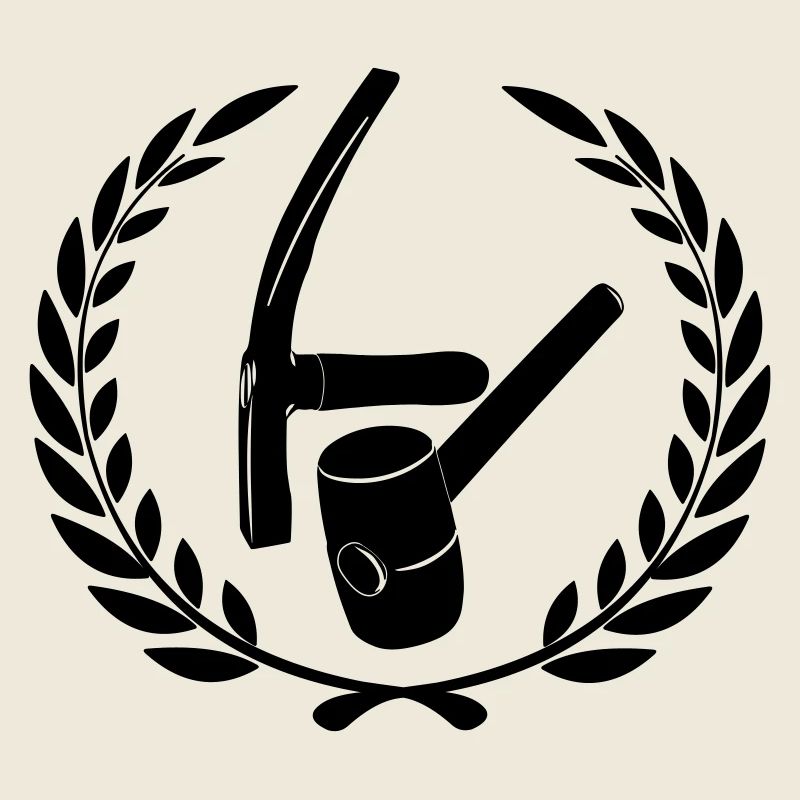 Logo du pavé dans une couronne de laurier