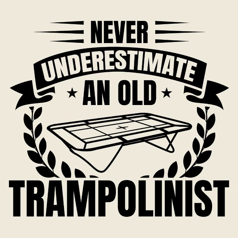 Trampolinspringer Opa