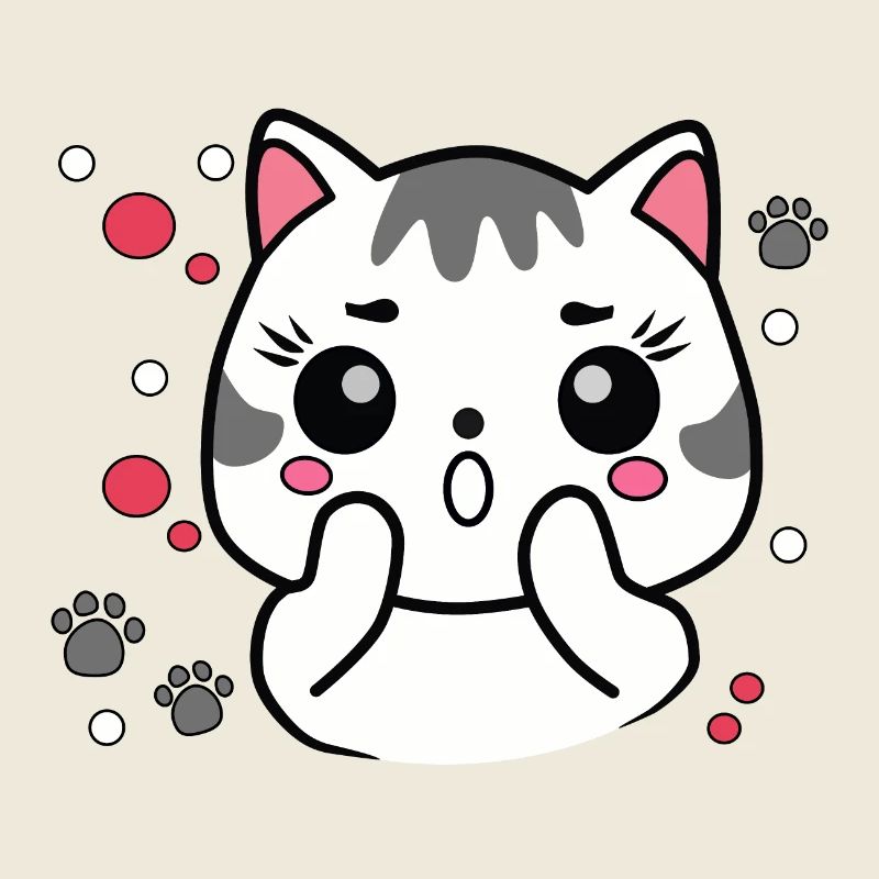 Surprised Cute Cat