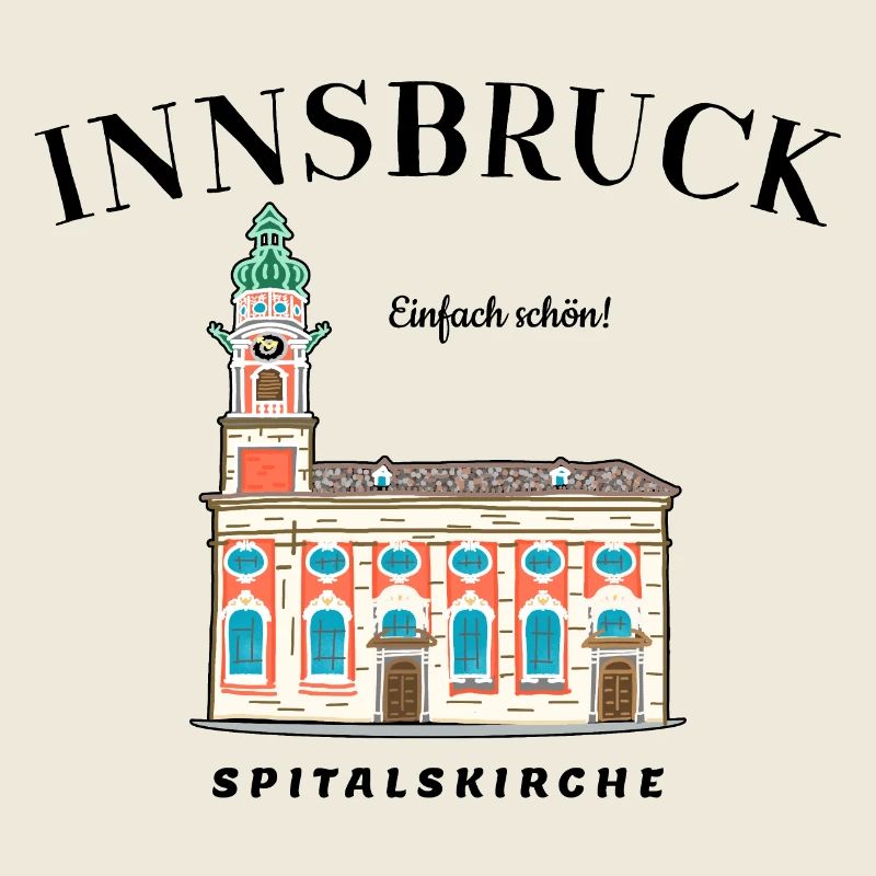 Innsbruck Autriche, tout simplement beau dessin