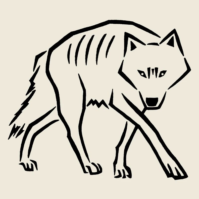 à pas de loup (noir)