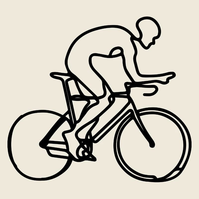 Dessin cycliste