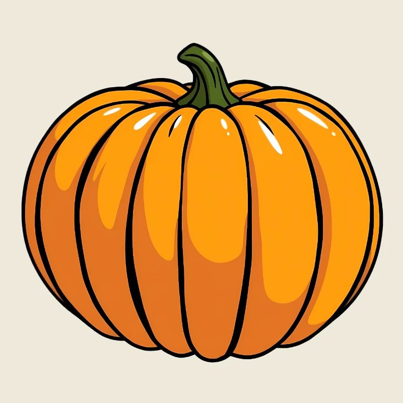 Autumnal pumpkin