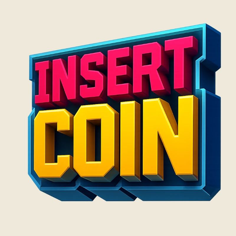 Conception de jeu rétro néon