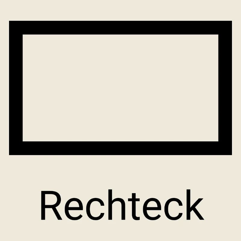 LiGu - Design - Rechteck - mit Schrift