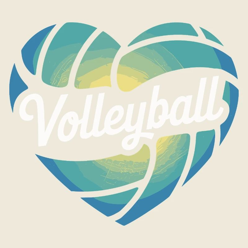 Volleyball Herz Volleyballer