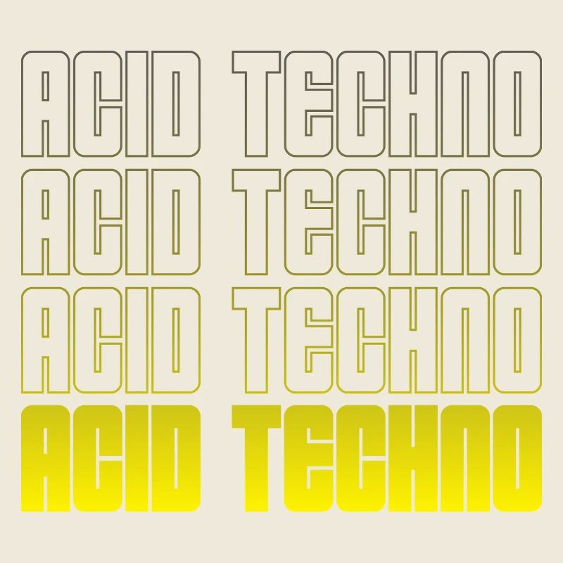 Acid Techno Wiederholung Gradient