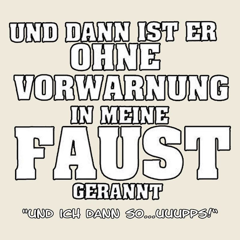 Vorwarnung Faust Motiv