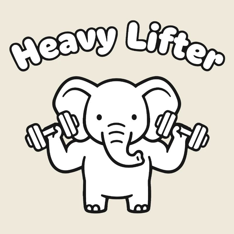 Haltérophile lourd Elephant