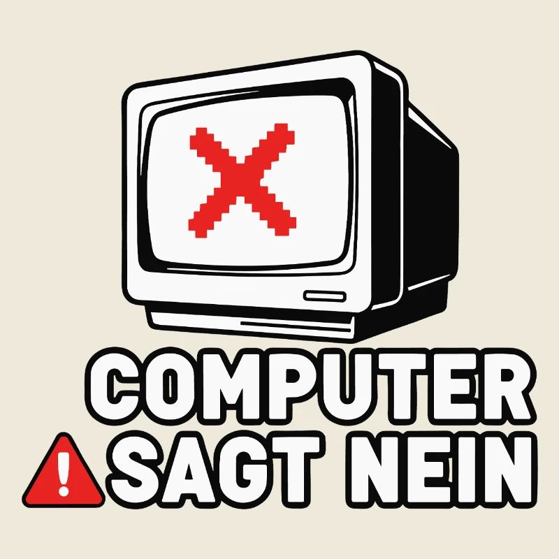 Computer Says No Retro Pixel
