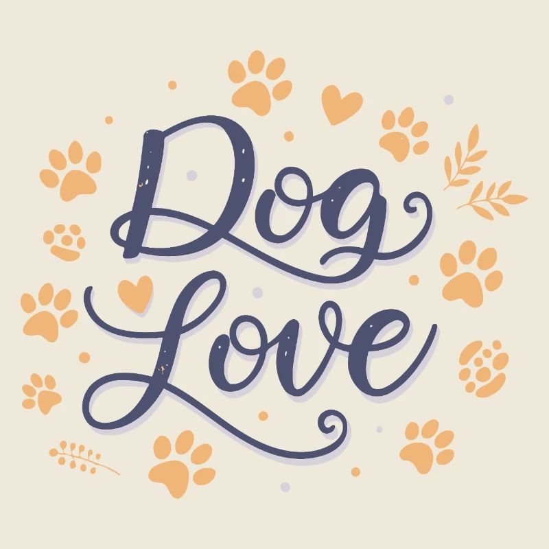 Dog Love Footprints