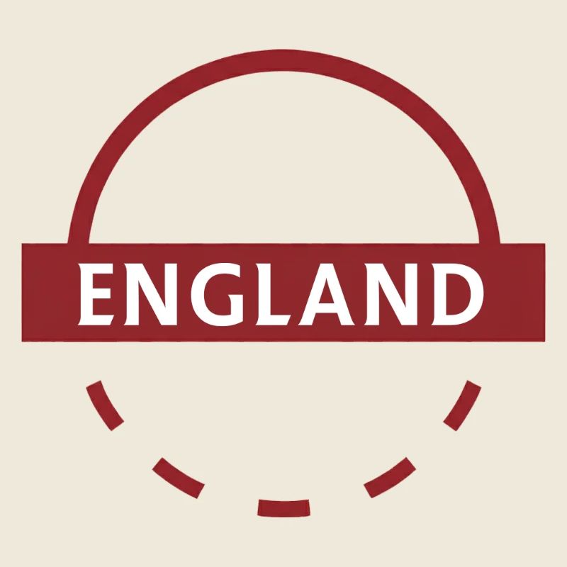 Rundes Abzeichen mit englischem Emblem
