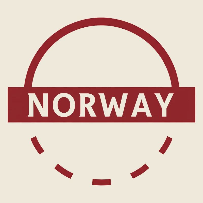 Norway Round Emblem